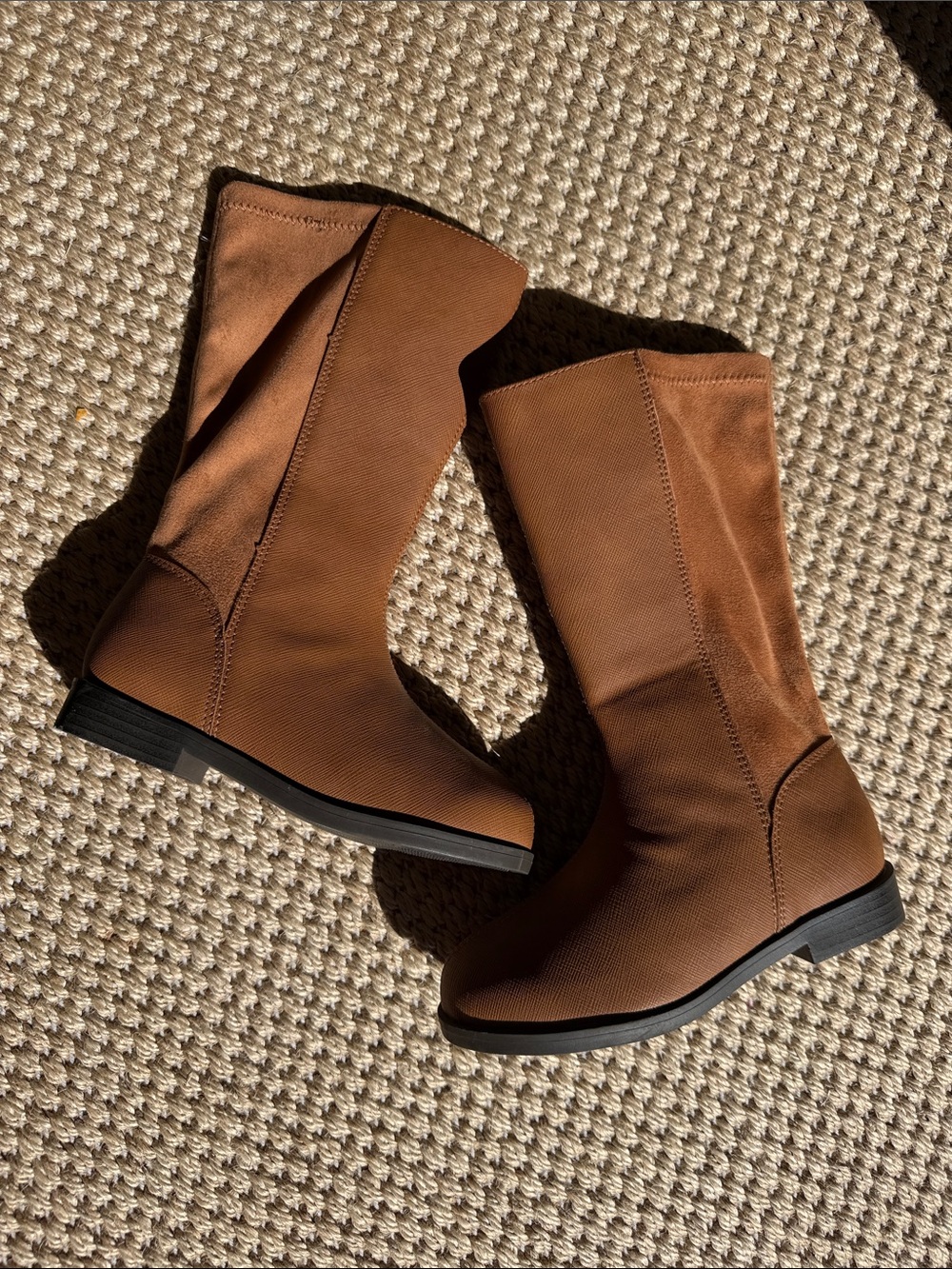GAP Kids Hirls Mid-Calf Brown Camel Casual Boots size 12
